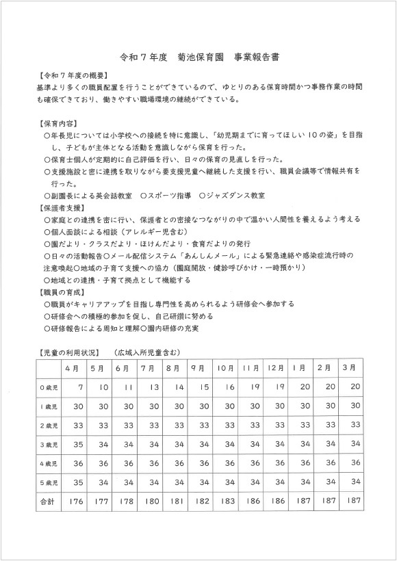 事業報告